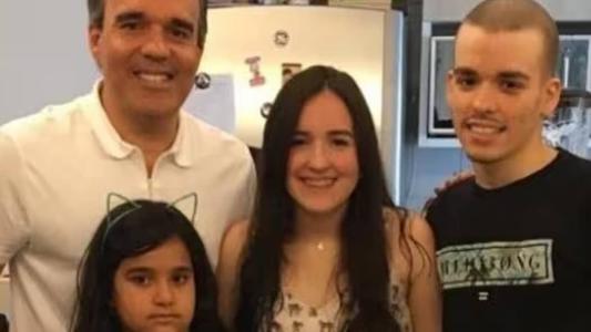 Régis e os filhos, Beatriz, Ana e Pedro