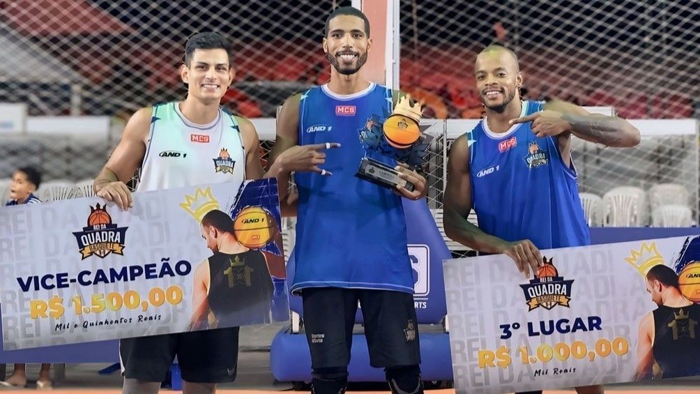 Rei da Quadra em Contagem: Cubano se sagra campeão do 1x1 de basquete