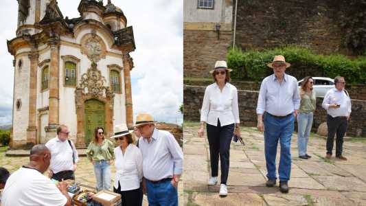 Rei e rainha da Suécia visitam Ouro Preto antes de participar da COP 30, em Belém; veja fotos