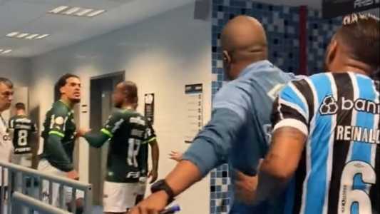 Reinaldo e Gustavo Gómez trocaram farpas na Arena