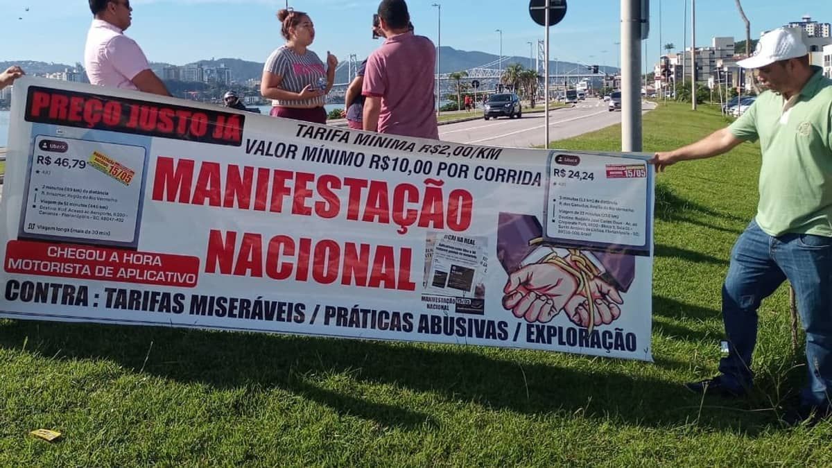 Motoristas de app são orientados a recusar corridas abaixo de R$ 10 em todo o Brasil