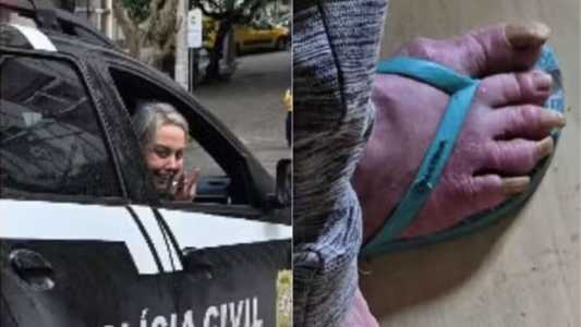 Rejane Schumann foi resgatada em estado crítico