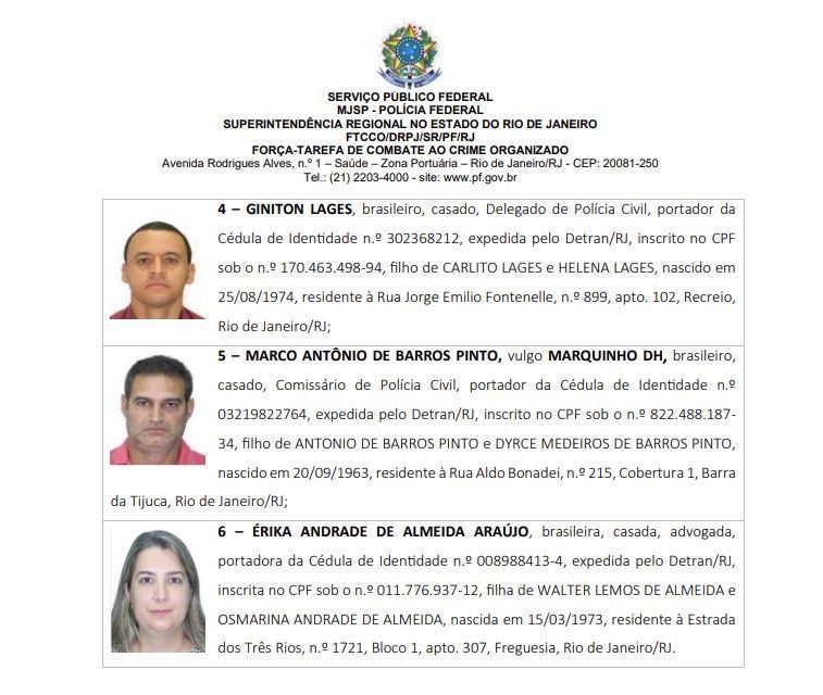 Veja o relatório da Policia Federal sobre mandantes de assassinato de Marielle Franco