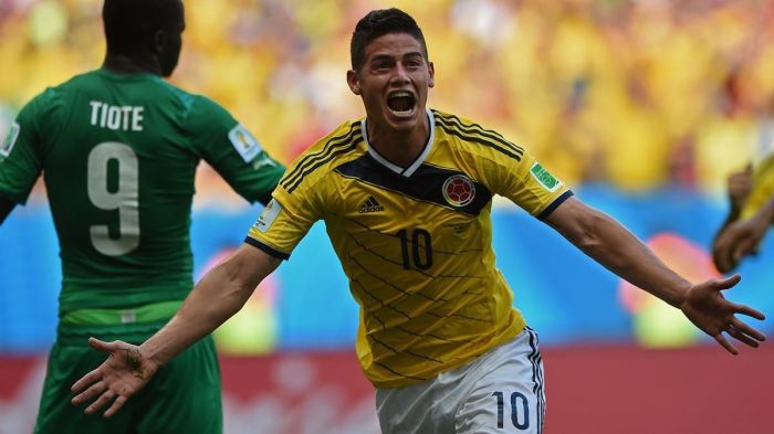 Relembre as participações de James Rodríguez em Copas do Mundo