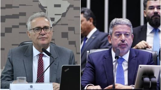 Renan Calheiros e Arthur Lira