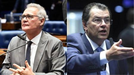 Renan Calheiros e Eduardo Braga visitaram Alvorada para saber estratégia de Lula na CPMI do 8/1.