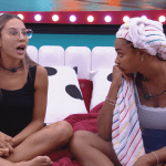 Aline e Vinícius confrontam Eva e Renata no BBB 25 sobre falas na dinâmica do Big Fone