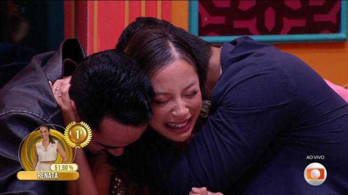 Renata ganha BBB 25 com menor diferença na porcentagem de votos desde o BBB 9