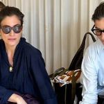 Renata Vasconcellos compartilha novo clique com gêmea: 'montagem'