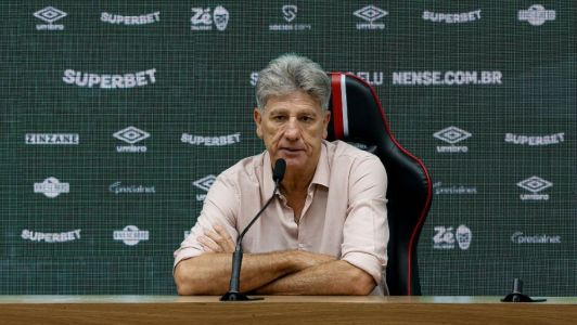 Renato Gaúcho, técnico do Fluminense, em entrevista coletiva