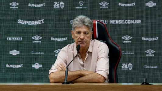 Renato Gaúcho, técnico do Fluminense, em entrevista coletiva
