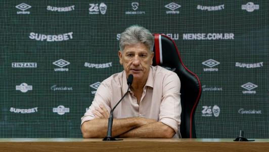 Renato Gaúcho, técnico do Fluminense, em entrevista coletiva