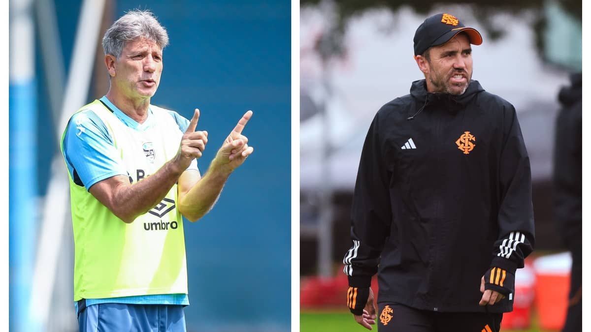 Renato minimiza retrospecto ruim de Coudet em Gre-Nais; Chacho nunca venceu o clássico