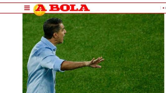 Renato Paiva em destaque no jornal A Bola