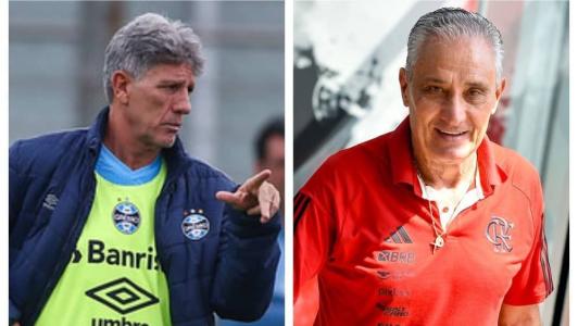 Renato se vê pressionado no cargo, enquanto Tite inicia trabalho no Flamengo