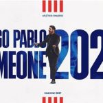 Atletico de Madrid renova contrato com Diego Simeone por quatro temporadas