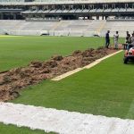 Atlético usa técnica 'pronto para jogar' no replantio do gramado da Arena MRV