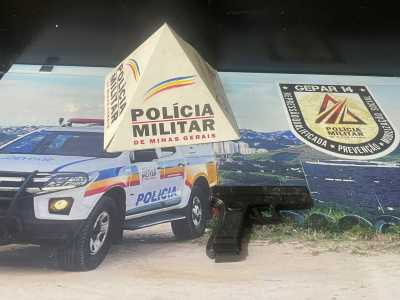 PM apreendeu réplica de arma de fogo