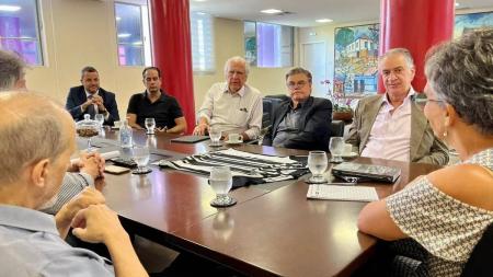 Representantes do Galo e da Arena MRV se reuniram com a prefeita Marília Campos (PT)