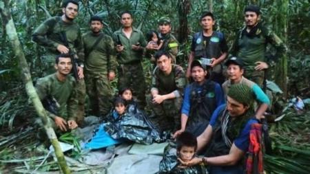 Resgate de crianças colombianas
