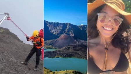 Juliana Marins, de 26 anos, caiu em um penhasco próximo a um vulcão no último sábado (21); equipes de resgate atuam no local.