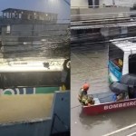 Vídeo: ônibus fica ilhado e bombeiros resgatam 20 passageiros durante forte chuva no RJ