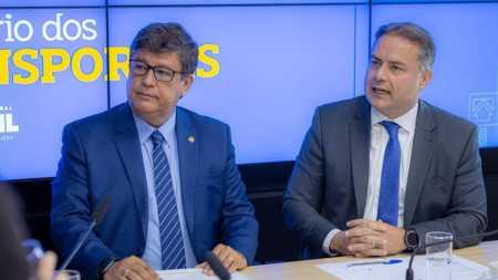 Reunião entre senador Carlos Viana (Podemos) e ministro dos Transportes, Renan Filho (MDB) para discutir duoplicação da BR 381
