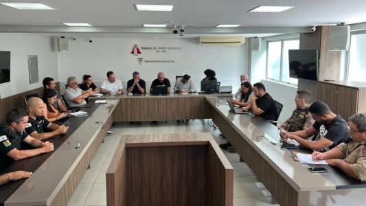 Reunião foi realizada nesta terça-feira (17), na sede da Federação Mineira de Futebol