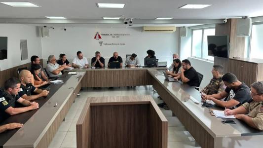 Reunião foi realizada nesta terça-feira (17), na sede da Federação Mineira de Futebol