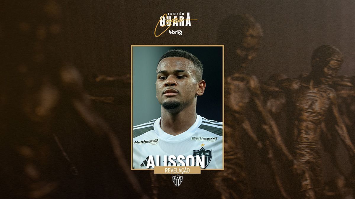 Troféu Guará Bmg 2024: Alisson, do Atlético, é eleito revelação do futebol mineiro
