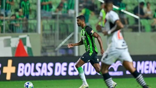 Ricardo Silva não conseguiu ajudar o América a segurar o Vasco