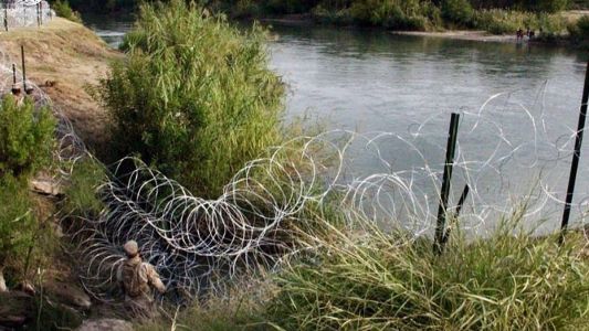 Rio Grande fica na fronteira entre México e EUA