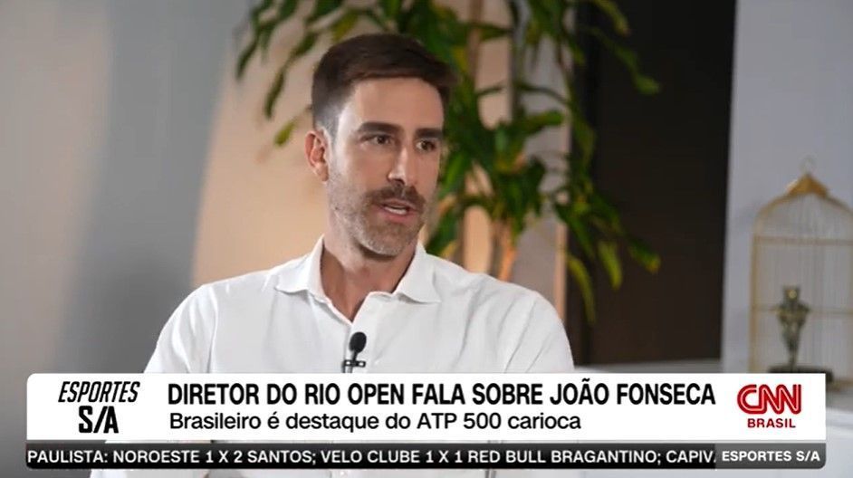 Diretor do Rio Open diz que 'efeito João Fonseca' impulsionou o torneio