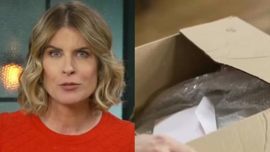 Rita Lobo recebe presente de Palmirinha