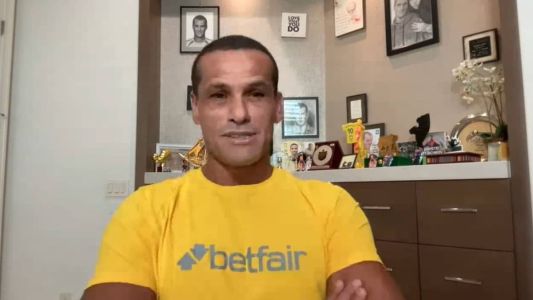 Rivaldo em entrevista para a Itatiaia dos EUA, onde vive