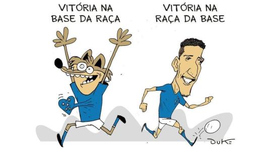 Robert foi autor do gol da vitória do Cruzeiro sobre o Goiás