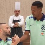 Ederson e Robert Renan se apresentam e Seleção está completa em Barcelona