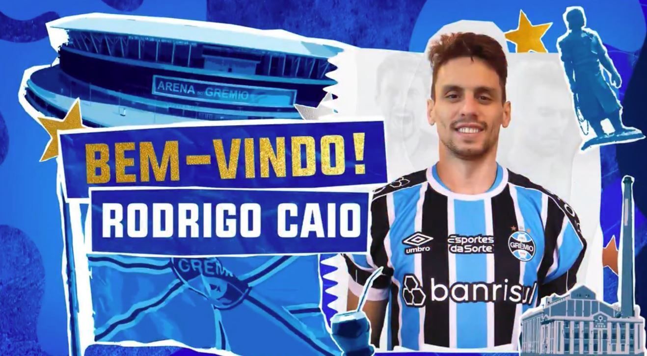 Grêmio anuncia contratação do zagueiro Rodrigo Caio, ex-Flamengo