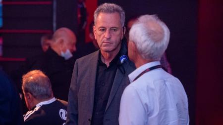 Rodolfo Landim, atual presidente do Flamengo, esteve presente na votação do Conselho Deliberativo