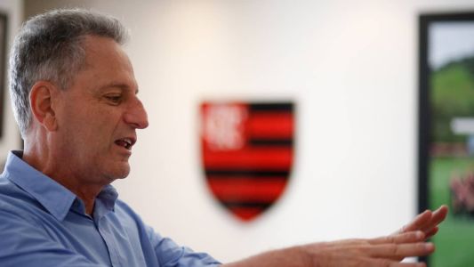 Rodolfo Landim está na presidência do Flamengo desde janeiro de 2019