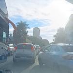 Trânsito no entorno da rodoviária de Belo Horizonte amanhece caótico