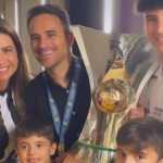 Esposa de Rodrigo Caetano se declara ao Atlético: ‘Orgulho deste clube gigante’