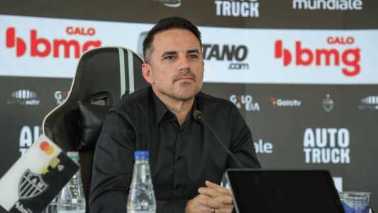 Rodrigo Caetano chegou ao Atlético em 2021 para ser o sucessor de Alexandre Mattos