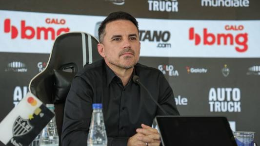 Rodrigo Caetano chegou ao Atlético em 2021 para ser o sucessor de Alexandre Mattos