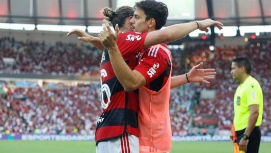 Rodrigo Caio e Filipe Luís se despediram da torcida do Botafogo