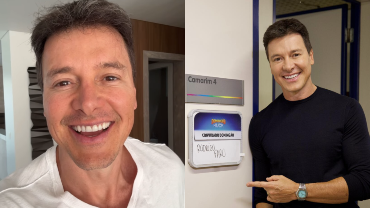 Rodrigo Faro elogia funcionários da TV Globo em estreia na emissora: 'Muito bem tratado'
