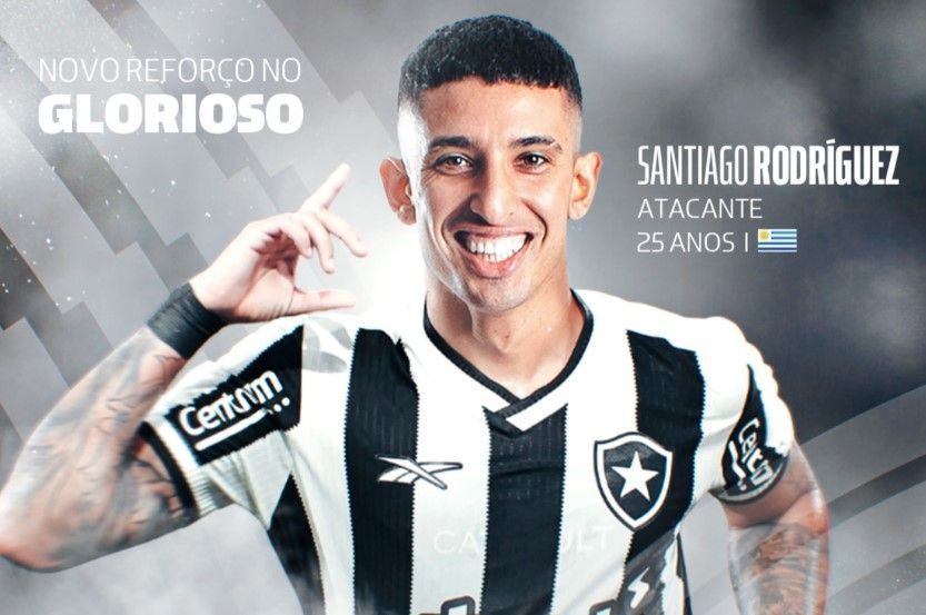 Botafogo anuncia contratação do meia-atacante Santiago Rodríguez