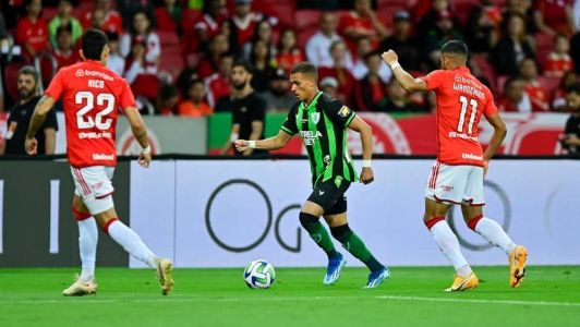 Rodriguinho foi muito elogiado por Fabián Bustos no empate entre América e Internacional