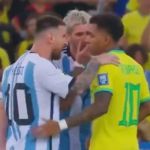 Imprensa argentina revela bate-boca entre Rodrygo e Messi; veja