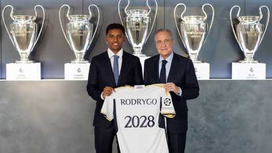 Rodrygo ficará no Real Madrid até 2028